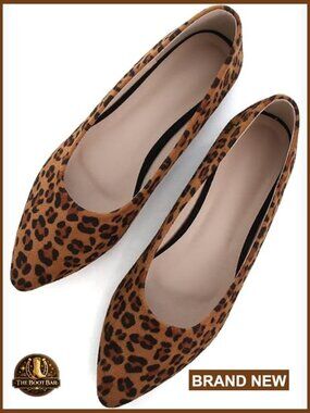 Pointed Toe Ballet Flats Slip-On Dressy Shoes Comfortable Wedding Party